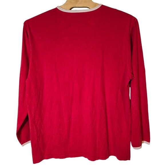 Coogi Tee Shirt 4XL Men's Long Sleeve Red‎ Graphic Print - Picture 3 of 6